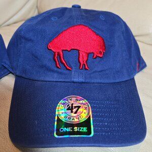 Blue One Size Buffalo Bills NFL '47 Brand Throwback Blue Clean Up Adjustable Hat